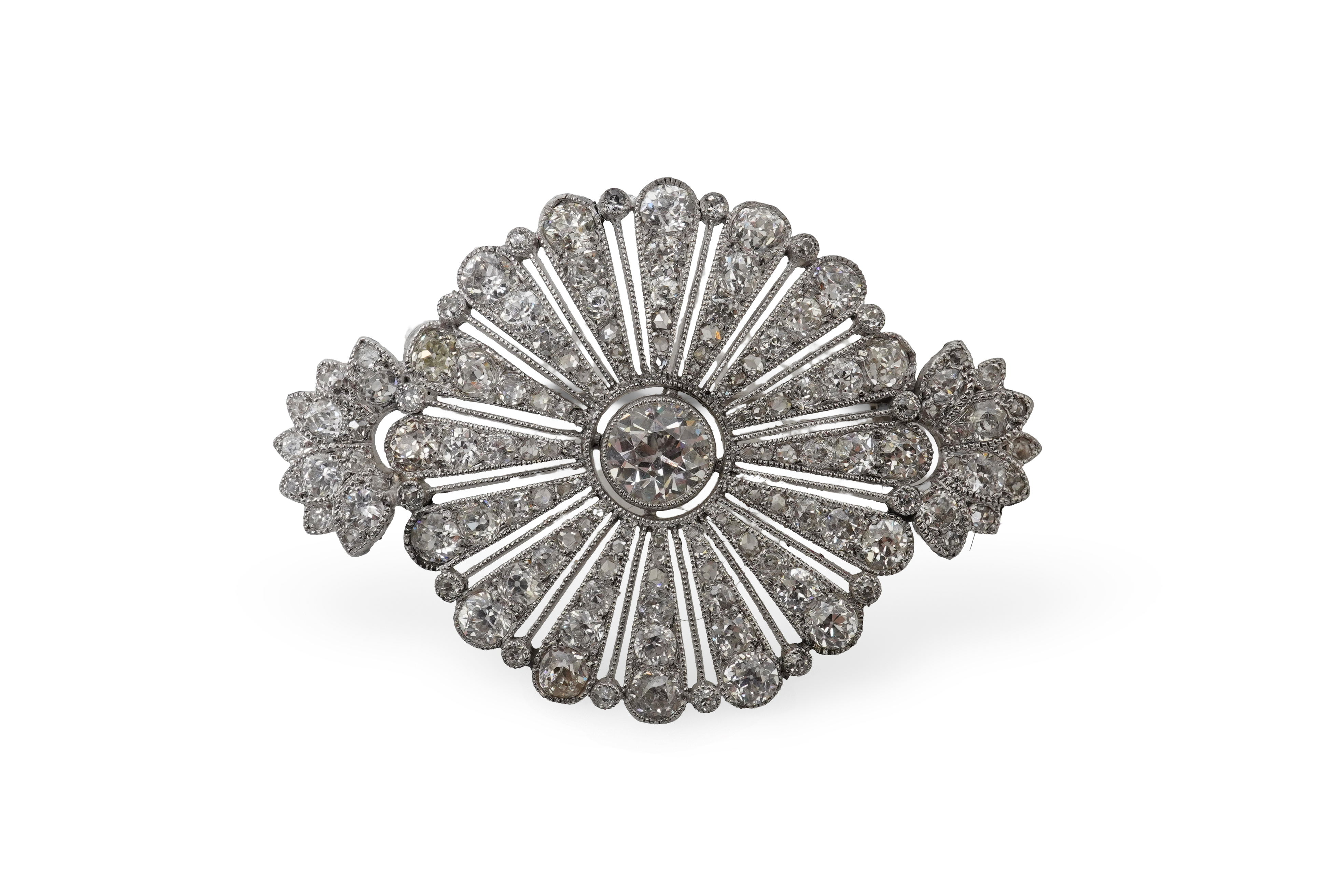 A fine Belle Epoque diamond brooch, early 20th century
